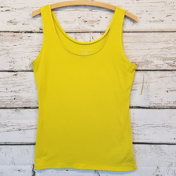 Ann Taylor Lemon Lime Tank Size Small NWT $19.99 - Picture 1 of 3